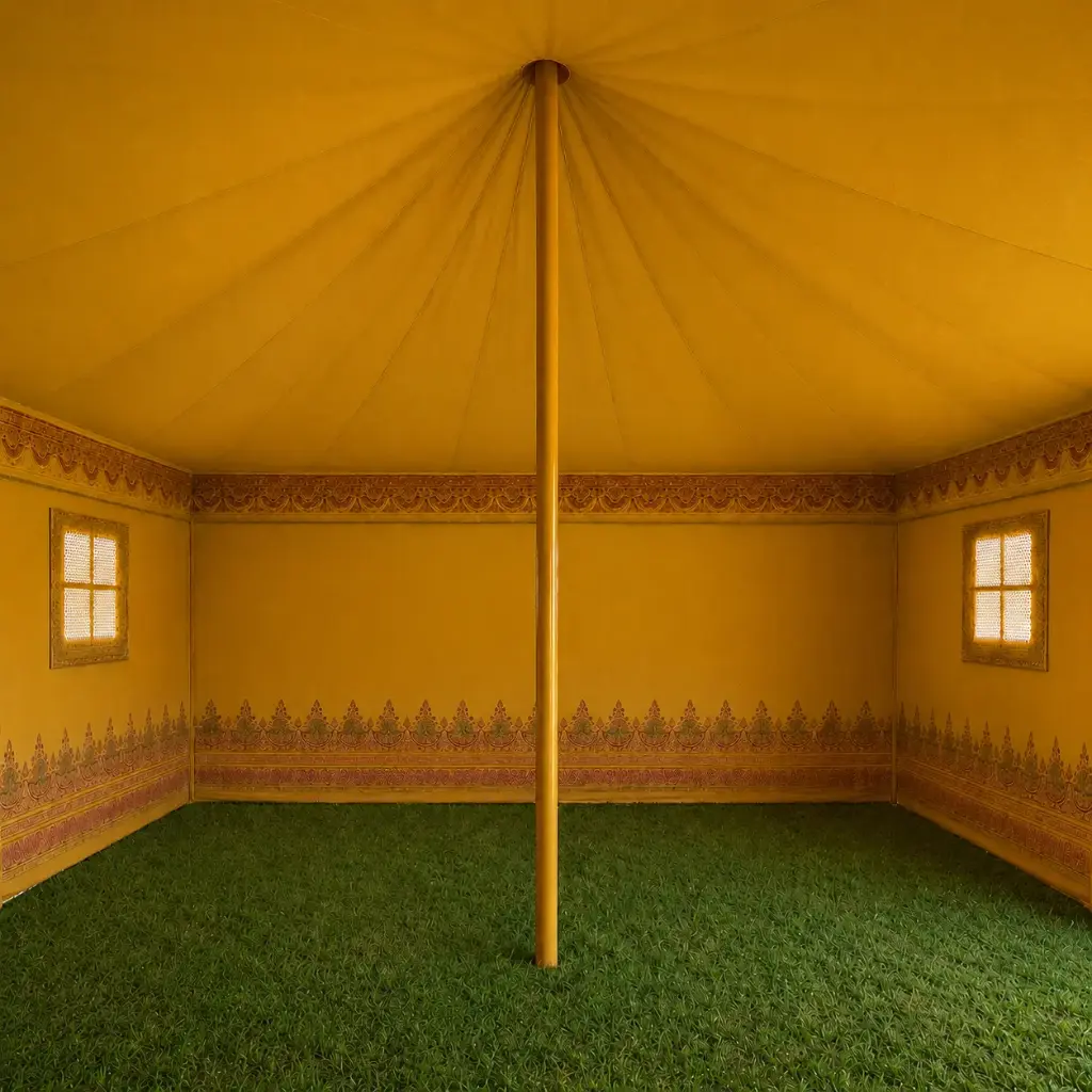 WAHA TENT YELLOW 5x8 M