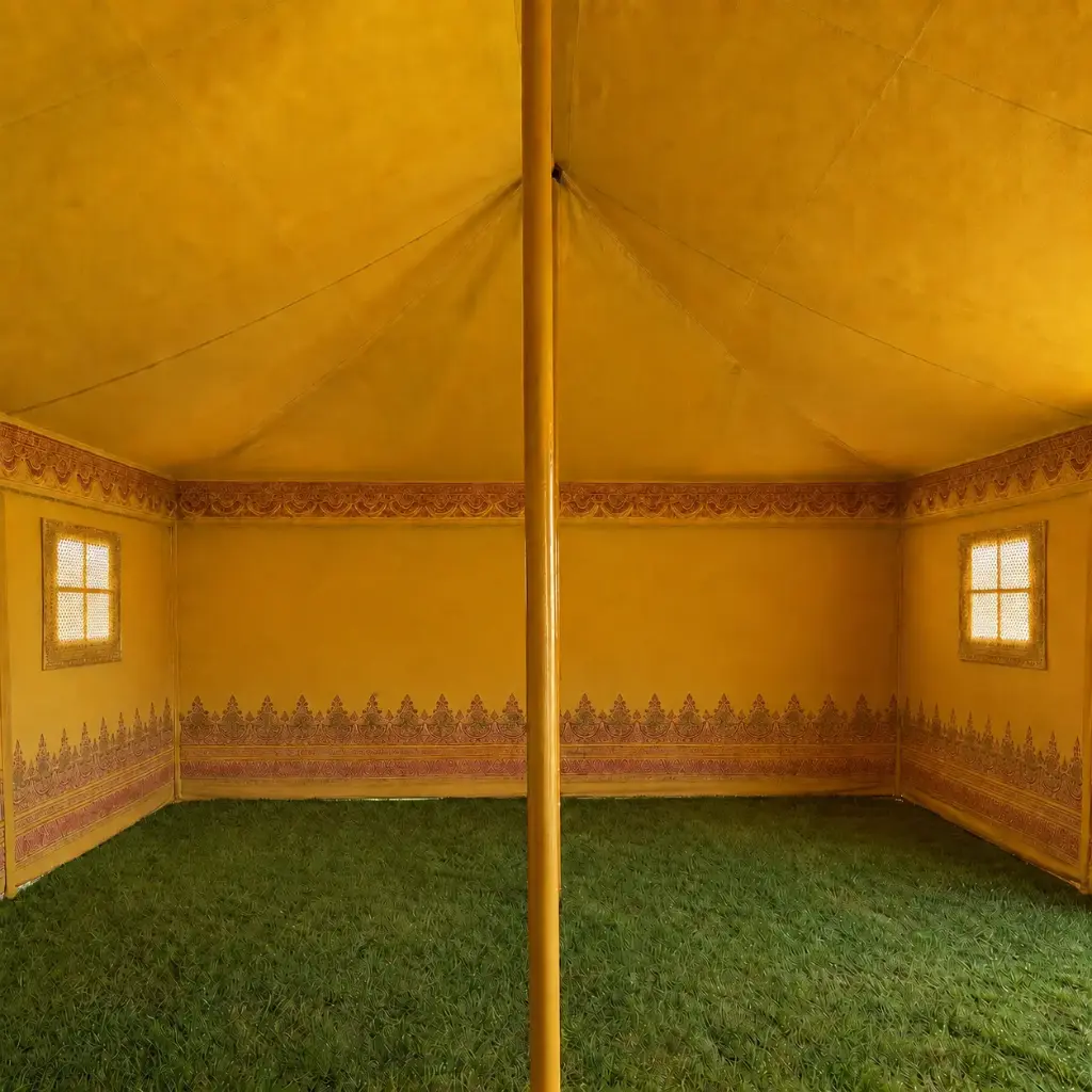 WAHA TENT YELLOW 5x8 M