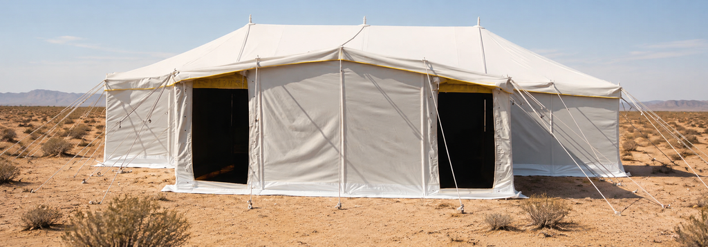 MAJLES TENT YELLOW 5x11 M