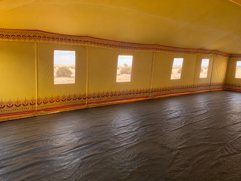 MAJLES TENT YELLOW 5x11 M