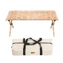 WOOD GRAIN TABLE / BEIGE 90x60x43cm