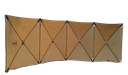 WIND STOP FOLD TYPE-KHAKI 145X580-CM