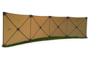 WIND STOP FOLD TYPE-KHAKI 145X580-CM