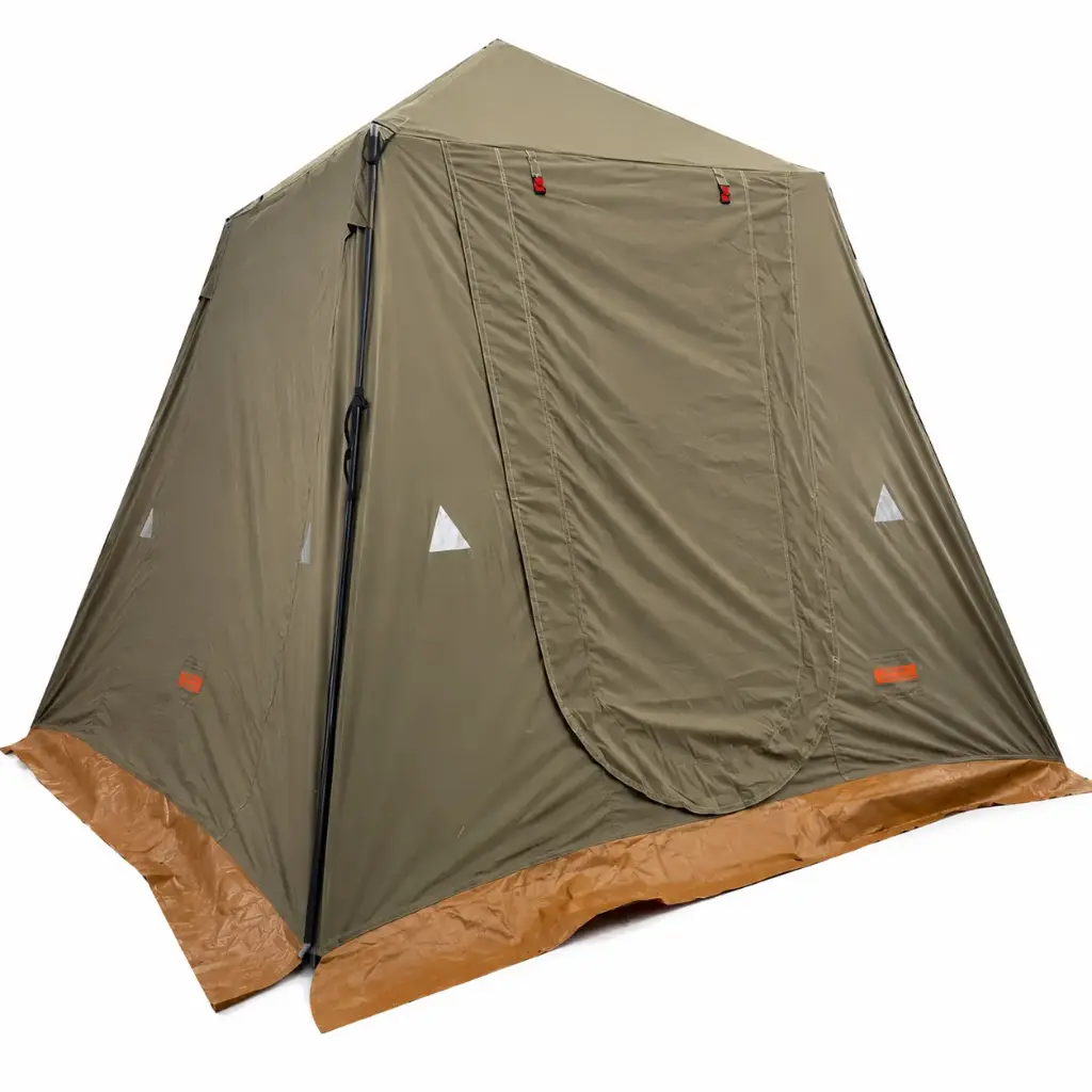BAIRAQ 3x3m Khaki-Green Tent (without center pole)