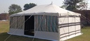 4x4 Yard Transparent Tent - Green 