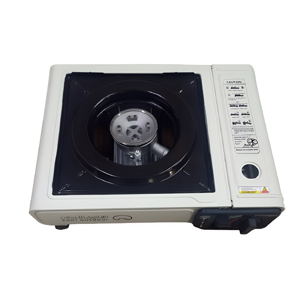 GAS STOVE WITH CONTROL KNOB WHITE
