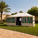 4x6 Yard Transparent Tent - Green 