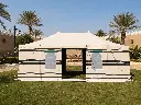 4x6 Yard Transparent Tent - Green 