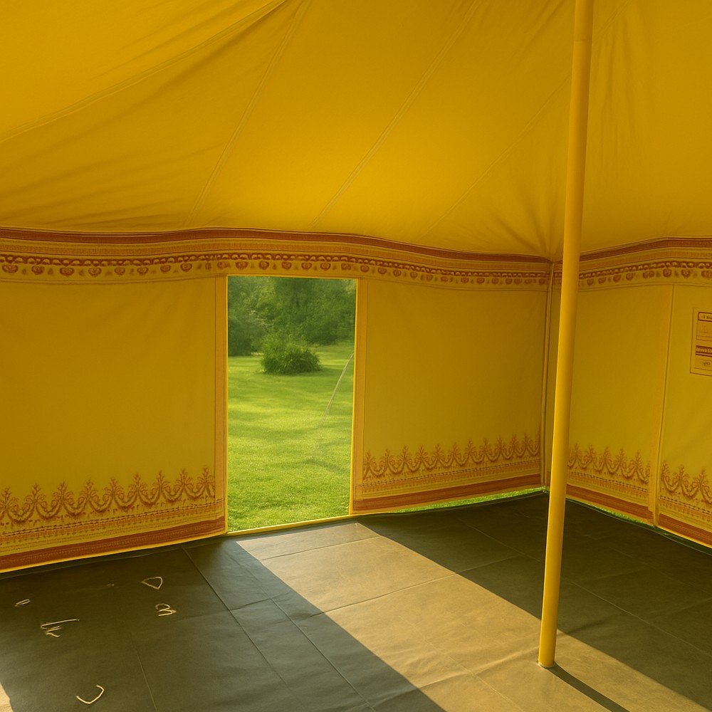 MESHRAQ TENT YELLOW 4x6 M