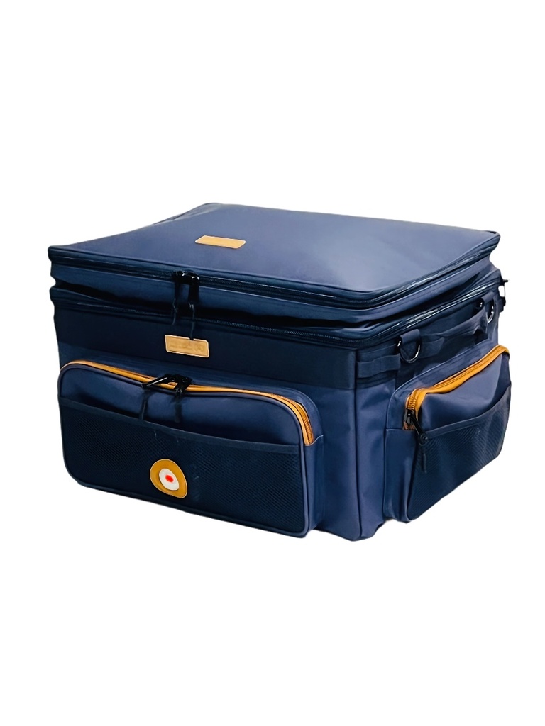 TUWAIQ CAMPING BAG (S) 40X30X30CM, BLUE-BRWN