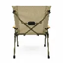 FOLDING CHAIR WITH WOOD-ARM, BEIGE