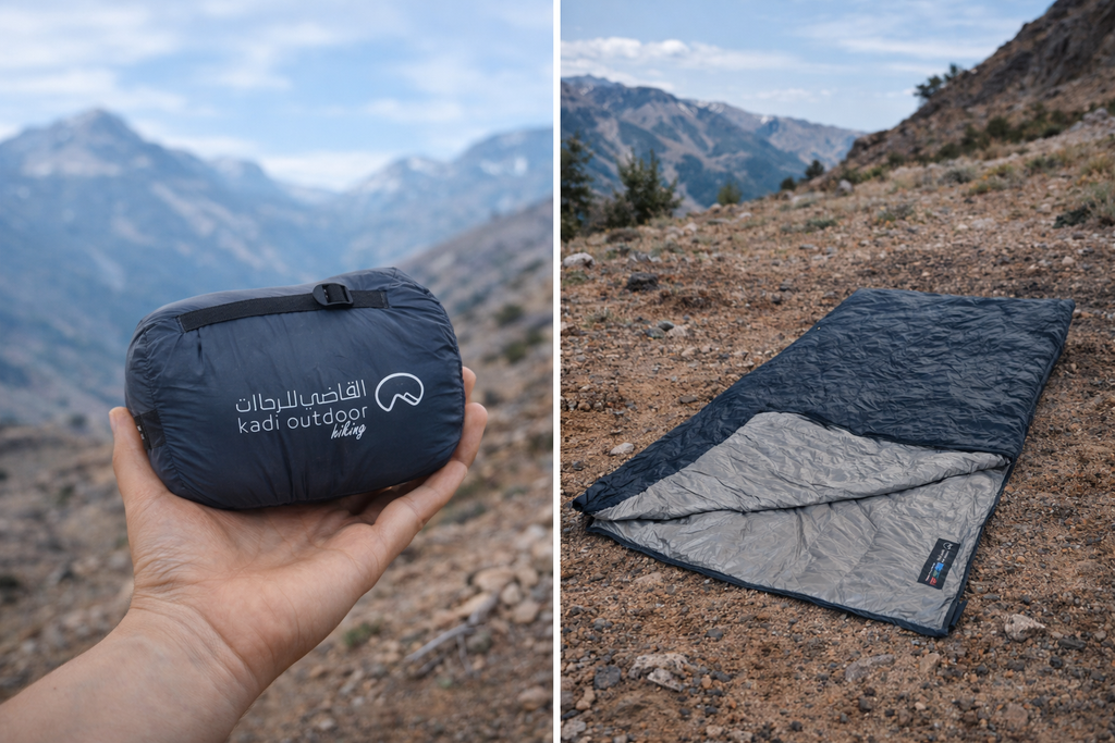 Hiking Duck Sleeping Bag Model 1, 2.1x1.0 m