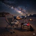 Folding Rocking Chair with Armrests