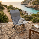 High-Back Adjustable Chair with Armrests - Gray