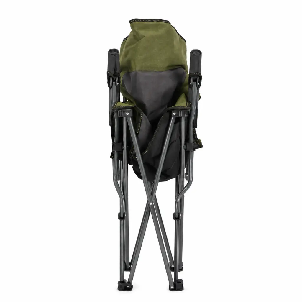 Folding Chair with Armrests and Light Strip