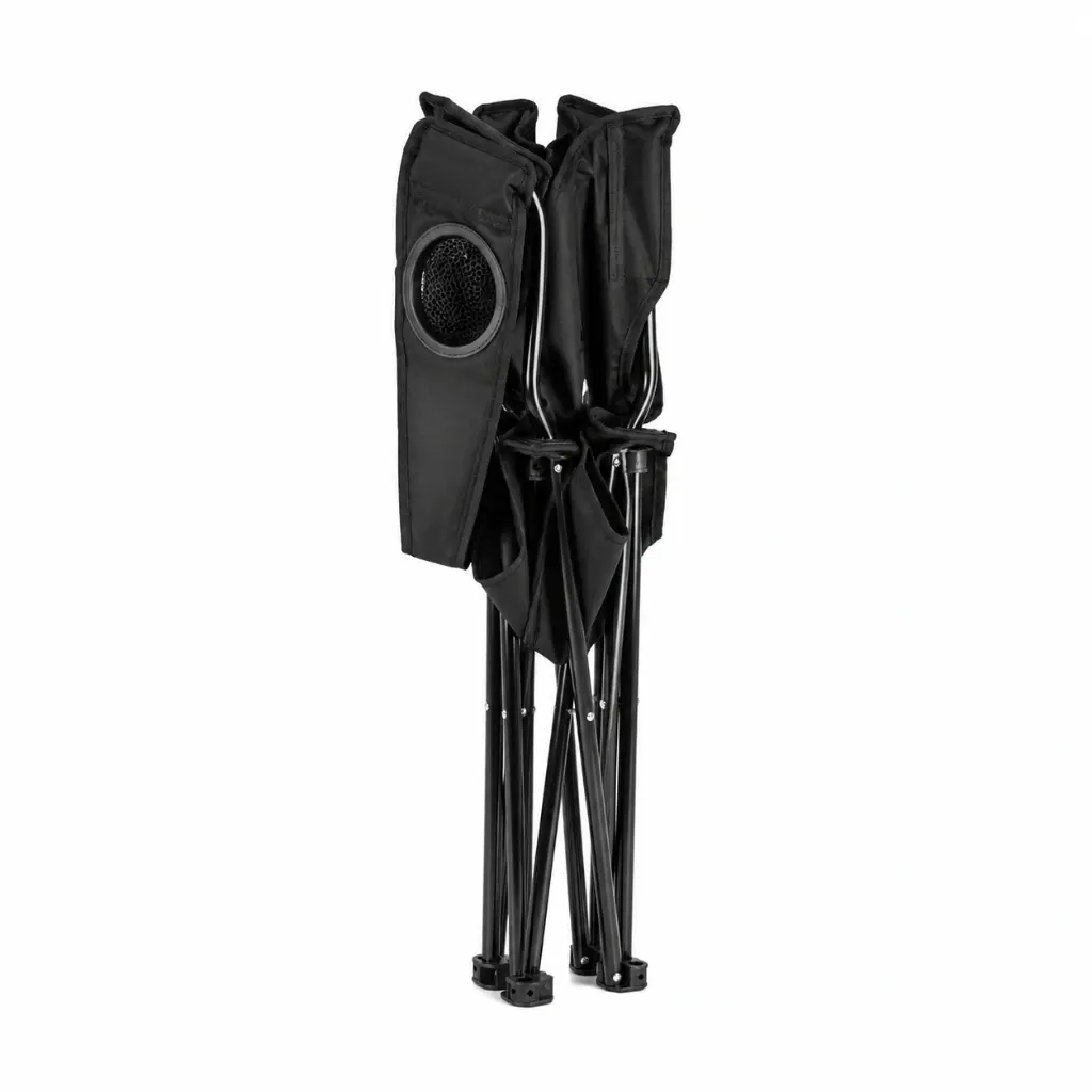 Folding Chair with Cup Holder - Black - Model 4