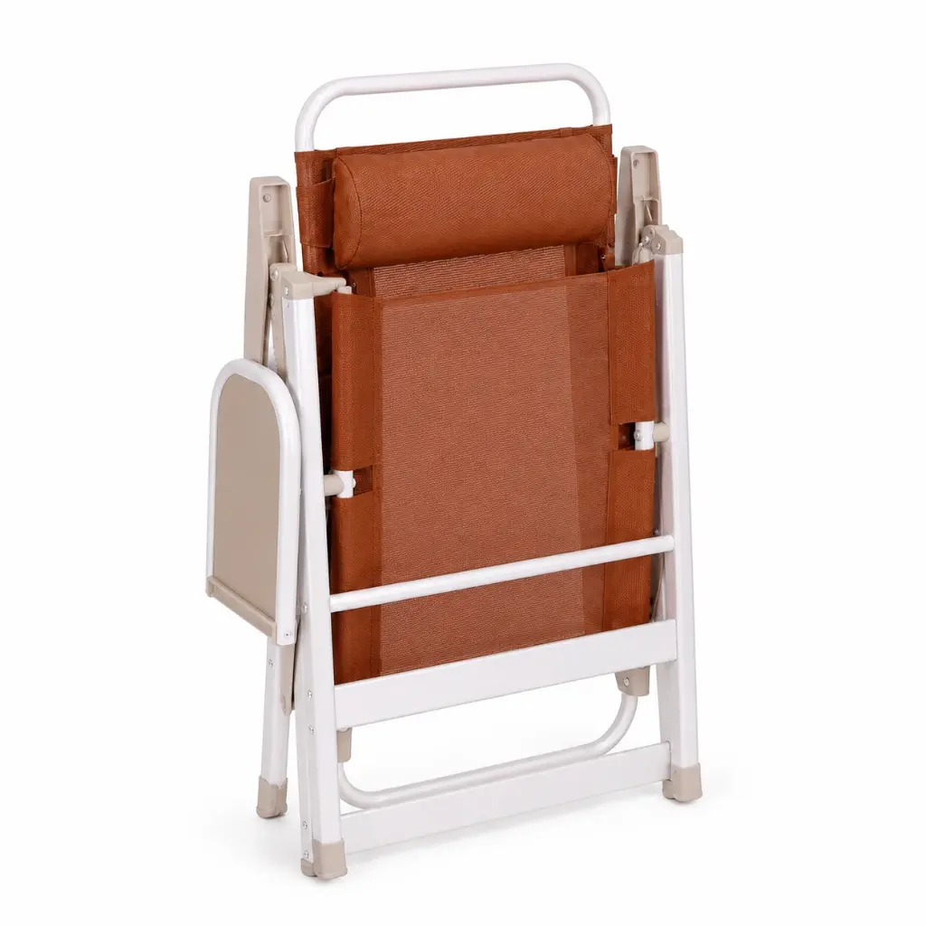 Folding Camping Chair with Side Table 