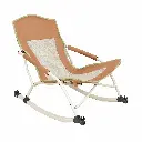 Folding Rocking Chair with Armrests