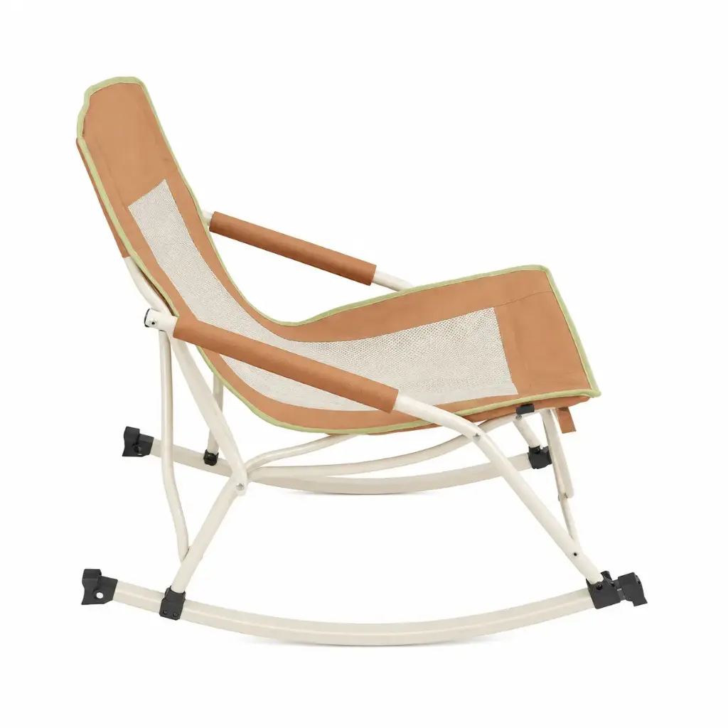 Folding Rocking Chair with Armrests
