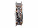 Double Camping Cabinet with 3 Shelves and Top Table
