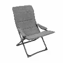 High-Back Adjustable Chair with Armrests - Gray