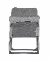 High-Back Adjustable Chair with Armrests - Gray