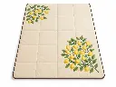 3×2 m Floor Mat with Lemon Pattern