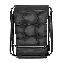 Padded Steel-Frame Relax Chair - Black