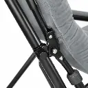 Padded Steel-Frame Relax Chair - Gray