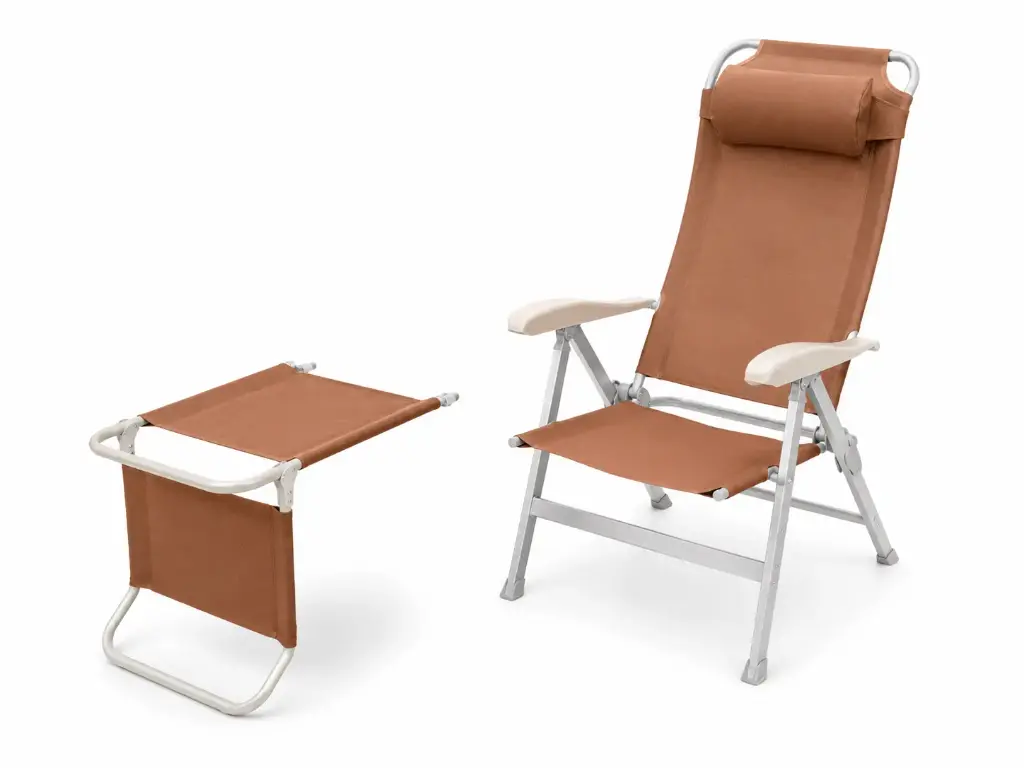 CAMPING CHAIR + FOOT REST