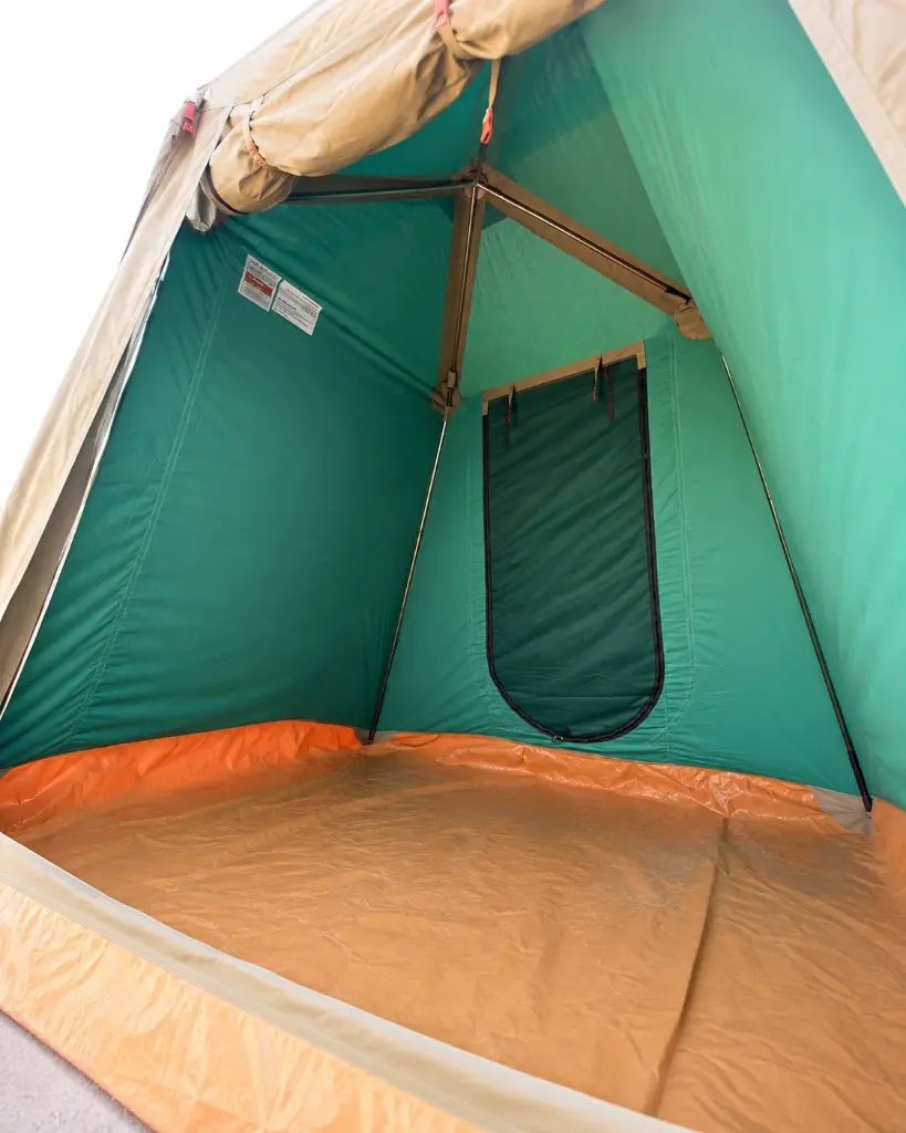 Bairaq Tent, 3x3 m, without Center Pole – Khaki/Green 