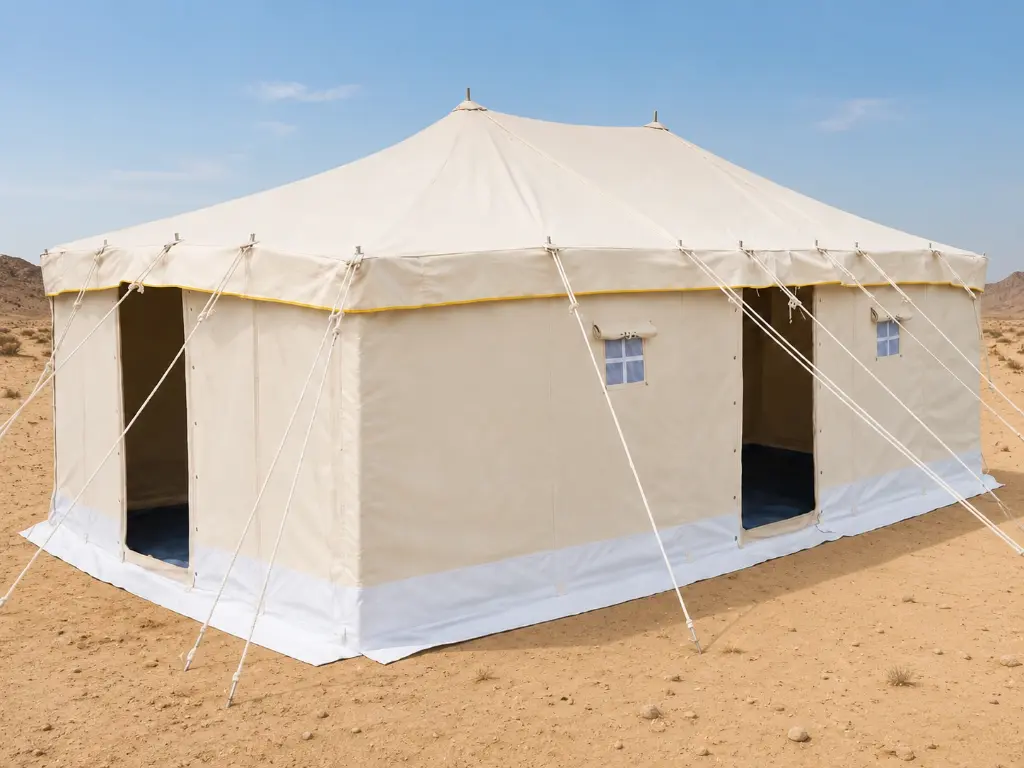 Meshraq Tent, 4x7 m – Yellow 