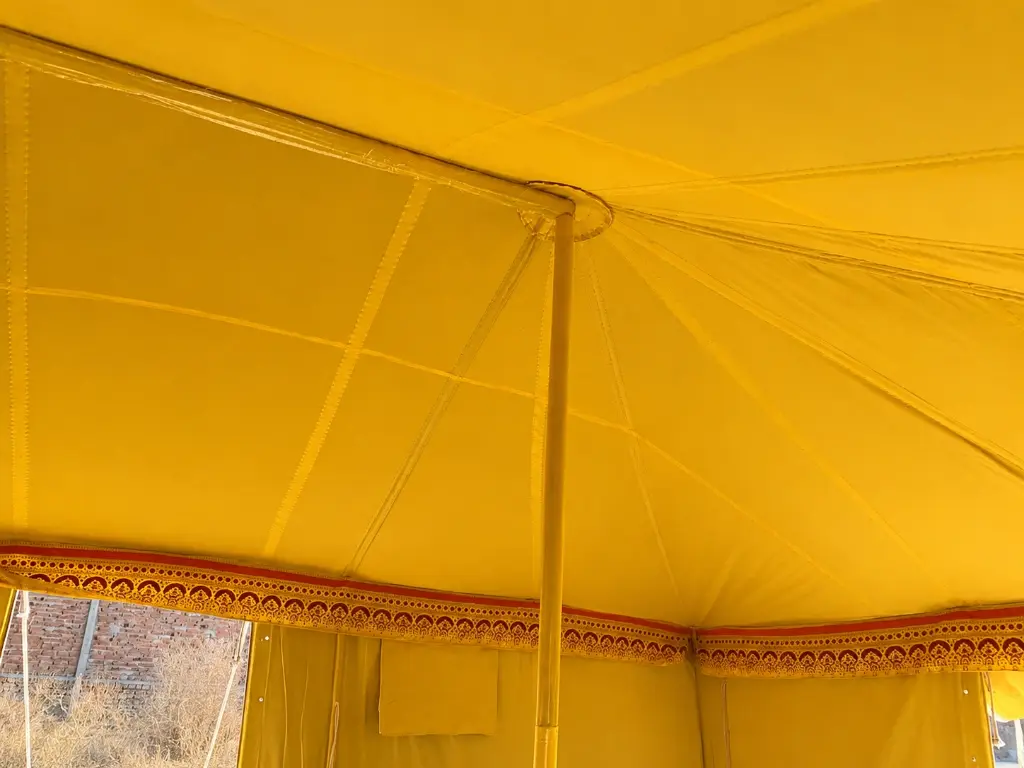 Meshraq Tent, 5x8 m – Yellow 