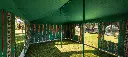 Transparent Yard Tent, 4x6 m – Green 
