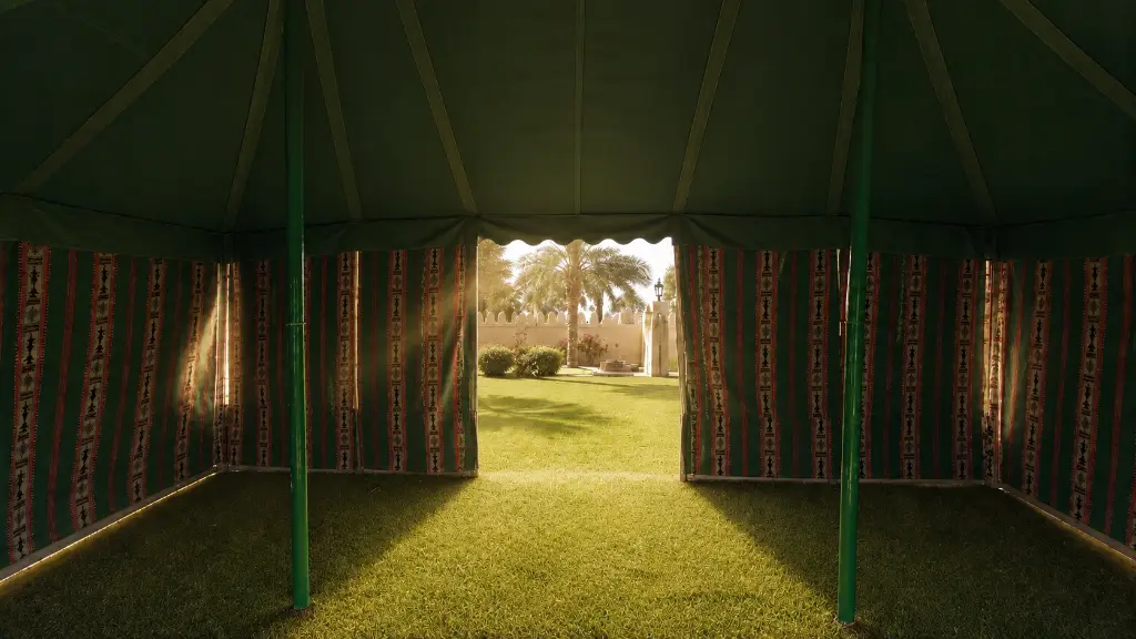 Transparent Yard Tent, 4x6 m – Green 