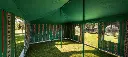 Transparent Yard Tent, 5x8 m – Green 