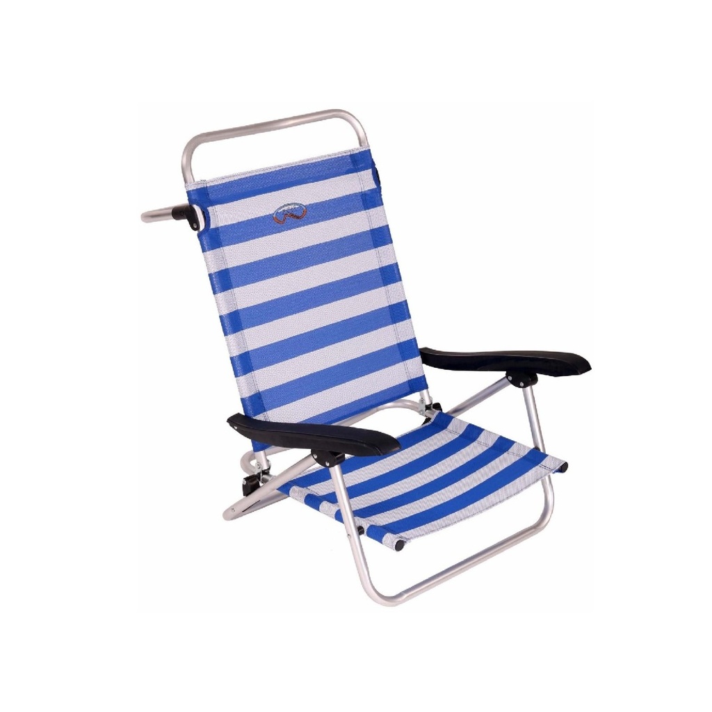 ADJUSTABLE FOLDING BEACH CHAIR MODEL 2