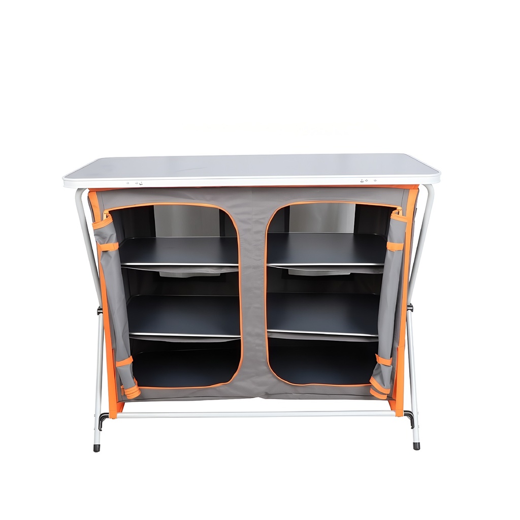 DOUBLE CAMPING CUPBOARD 3 SHELVES