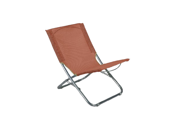 FOLDING CHAIR WITH MESH BACK