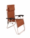 Reclining Folding Lounge Chair with Headrest 
