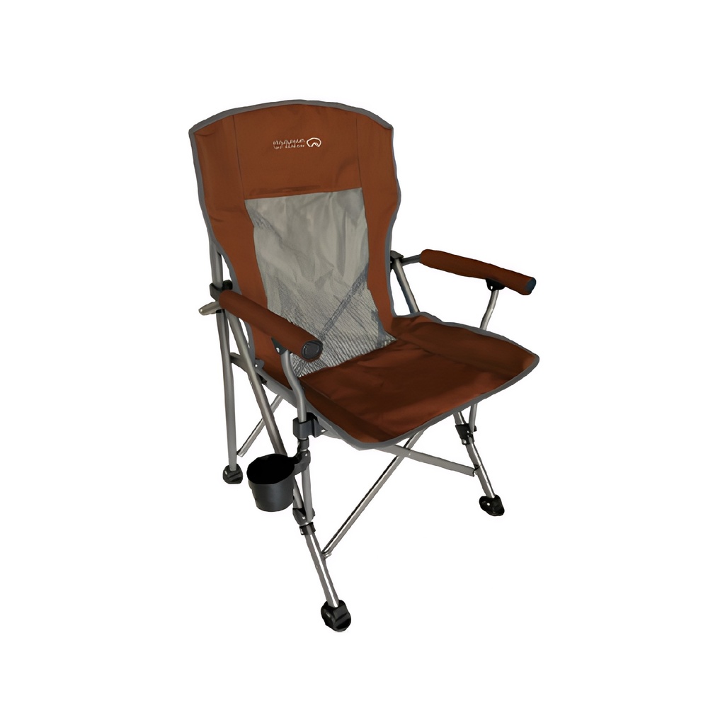 Large Folding Camping Chair with Steel Frame - Model 2
