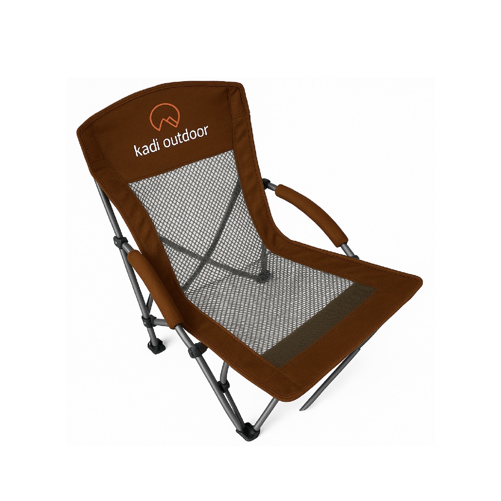 Fabric Floor Chair with Armrests - Model 2