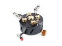 5-Burner Round Gas Stove for Direct Gas Cylinder Connection - Model 2