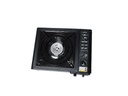 Single-Burner Gas Stove with Control Knob - Black