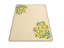 3×2 m Floor Mat with Lemon Pattern