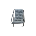 RELAXING STEEL FRAME CHAIR GREY