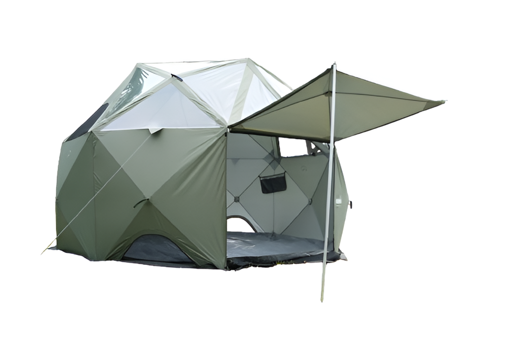 DISCOVERY DOME TENT 3.7x3.7x2.5 meter - OLIVE