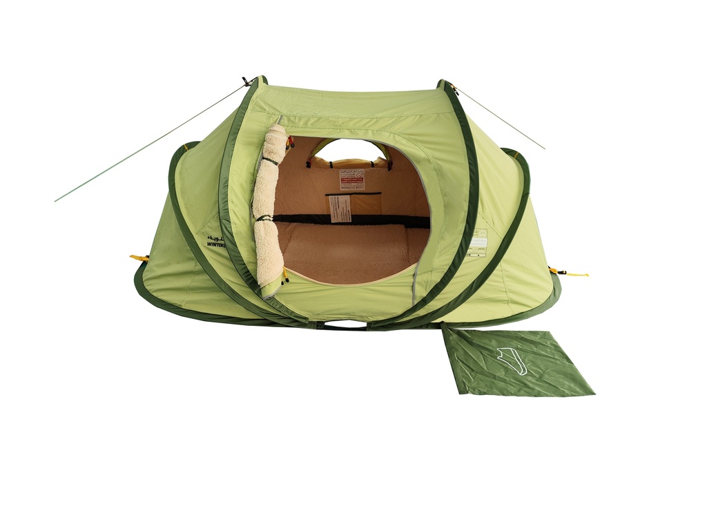 Special Winterized Mabeet Tent 2.5x1.5 m – Light Green 