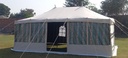 5x8 Yard Transparent Tent - Green 