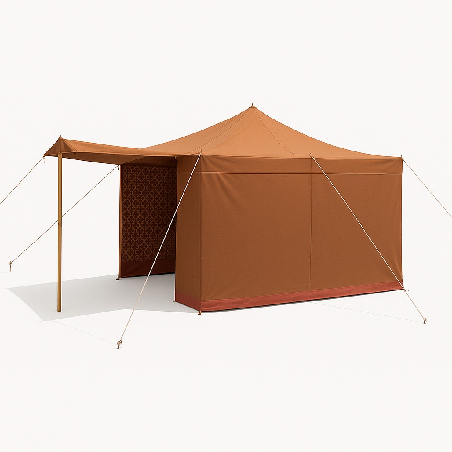 Safari Yard Tent, 4x4 m – Yellow 